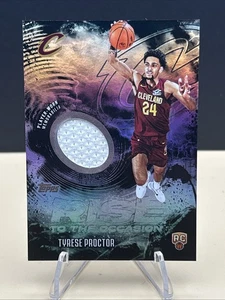 2025-26 Topps Rise To The Occasion Tyrese Proctor Rookie Mem MINT 🔥🏀🔥 Cavs - Bild 1 von 6
