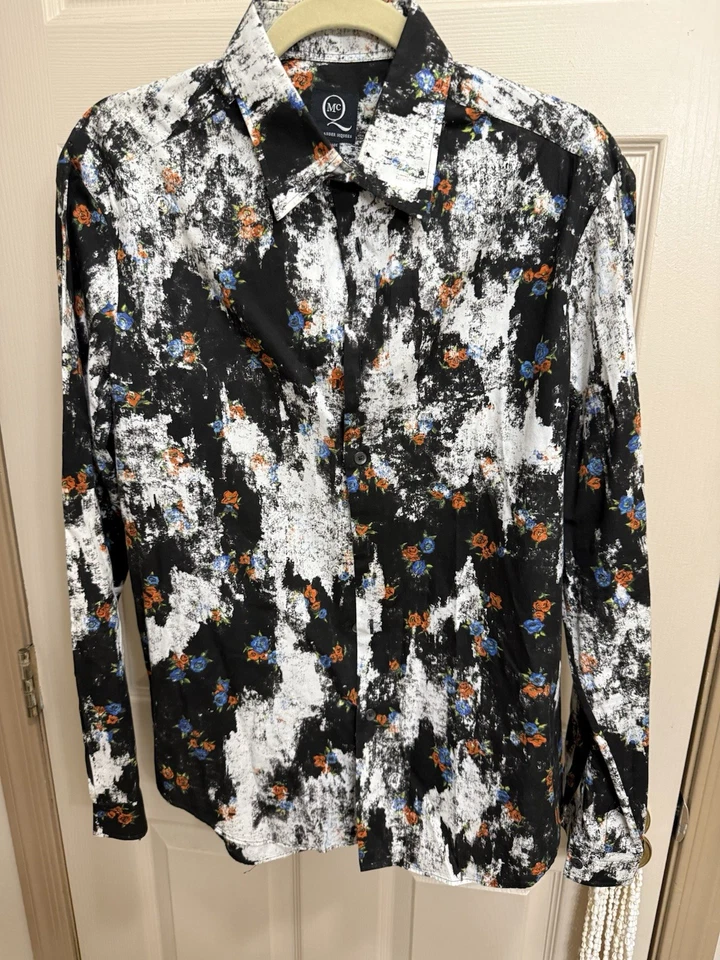 Camisa negra con botones Alexander Mcqueen negra para hombre talla 50 talla grande de Estados Unidos Foto 1 de 4