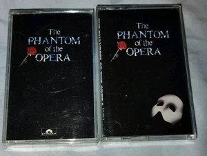 THE PHANTOM OF THE OPERA Cassette Tape Set of 2 The Original Cast Recording EUC - Picture 1 of 4