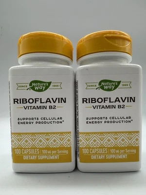 Nature's Way рибофлавин витамин B2 100 капсул срок годности 05/31/2027 лот из 2 - Изображение 1 из 2