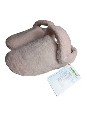 Chinelo CROCS Feminino Clássico Cozzzzy FLEECE Feminino Tamanho 5 ROSA (209386-6TY) - Imagem 1 de 4