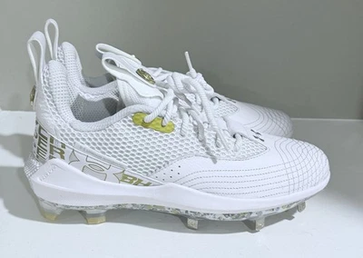 Under Armour Harper 7 Low ST Baseball Cleats White 3025582 100 Men Size 7.5 New  - Image 1 of 4