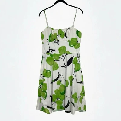 A.P.N.Y Green & White Pear Print A-Line Mini Dress  - Image 1 of 4