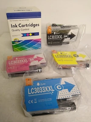 LC3033 XXL Ink Cartridges Compatible for Brother LC3033XXL LC3033 LC3035 XXL 4pk - Image 1 of 4