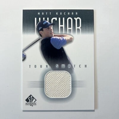 Camisa Swatch Matt Kuchar Tour 2001 Upper Deck SP Game Usada Foto 1 de 2