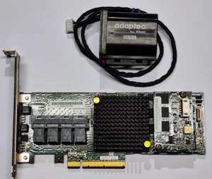 ADAPTEC by PMC ASR-71605 SAS/SATA 16 PORT 6Gb/s 1GB Raid Card PCIe Gen3 + BBU AF - Afbeelding 1 van 1
