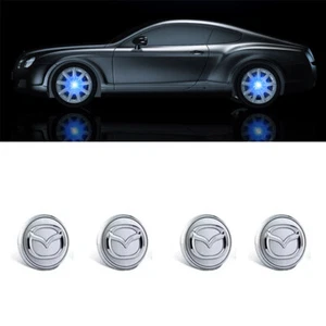 4PCS 56mm Self-Powered Floating LED Wheel Hub Light Center Hub Caps for Mazda - Picture 1 of 12