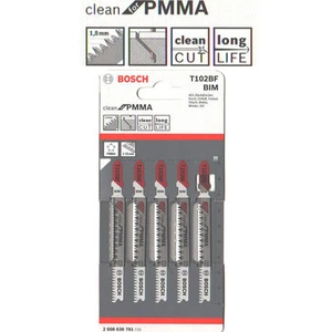 Bosch 5 pz Lame per motosega Jig T-102BF BIMMA taglio 2608636781 - Foto 1 di 3