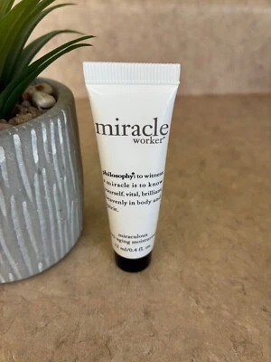 Crema hidratante antienvejecimiento milagrosa Philosophy Miracle Worker .4 oz sellada de viaje Foto 1 de 4