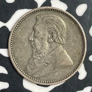 1897 South Africa 6 Pence Sixpence Lot#T3774 Silver! Nice! - Picture 1 of 2