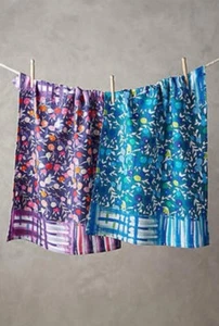 Anthropologie Konfetti Blumen Geschirrtuch Set - Bild 1 von 1