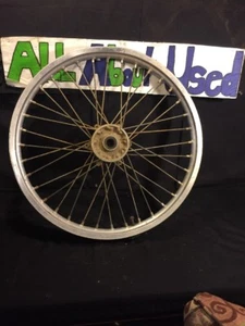 YAMAHA FRONT WHEEL HUB RIM ROTOR YZ125  1997 Ding In The Rim - Picture 1 of 12