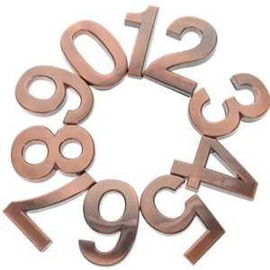 10pcs House Number Stickers Hotel Door Numbers Address Numbers House Numbers - Picture 1 of 12