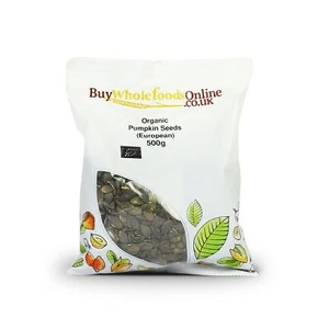 Organic Pumpkin Seeds (European) 500g | BWFO | Free UK Mainland P&P - Picture 1 of 1