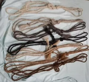 Mähne Pferdehaar Fiador 15 bis 16 Fuß, schüchtern von 1/4" Durchmesser - 7 Farben zur Auswahl - Bild 1 von 11