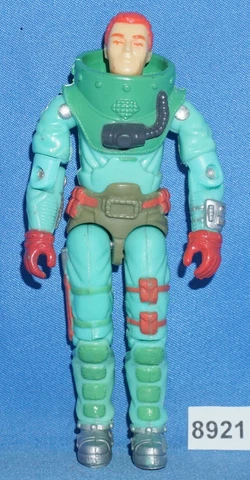 1992 DEEP SIX Deep Sea Diver FUNSKOOL India RARE G.I. Joe 3.75 inch Figure Cover