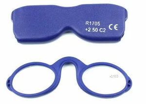 Neu Pince Nase armlos Nase Ruhe/Clip Lesebrille Etui - Bild 1 von 14