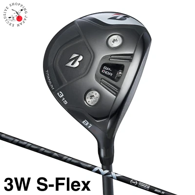 Bridgestone B B1ST Fairway Wood 3W S Flex SPEEDER NX BLACK 60 Graphite Shaft New - Image 1 of 4