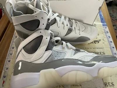 Nike Jumpman Two Trey Medium Grey Summit White DR9631-002 Womens 10/ Mens 8.5 - Image 1 of 4