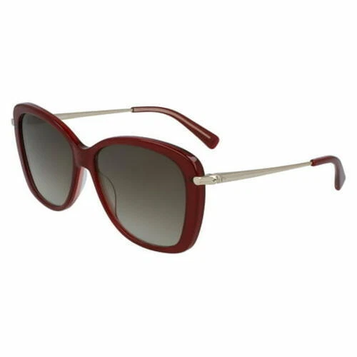 NEW Longchamp LO 616S 610 Red Sunglasses with Brown Gradient Lenses - Image 1 of 1