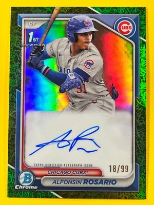 2024 Bowman Chrome Prospects Chicago Cubs - Pick Your Card / Player Complete - Image 1 of 4