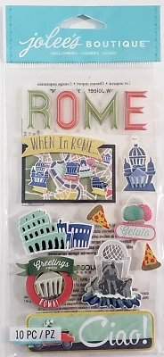 Jolee's Boutique Dimensional Stickers - ROME - 10 pcs - Image 1 of 2