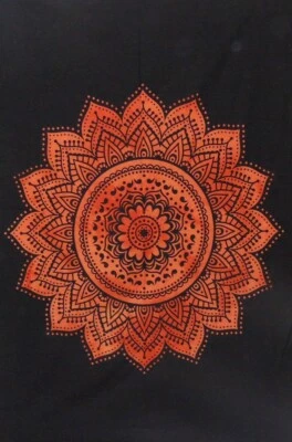 Tapiz colgante de pared mandala flor india ombre boho póster floral decoración del hogar Foto 1 de 3