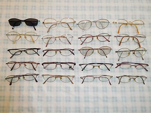 Lot 20 Round Oval Eyeglasses Sunglasses Frame Women's Calvin Klein Marchon 11 - Picture 1 of 1