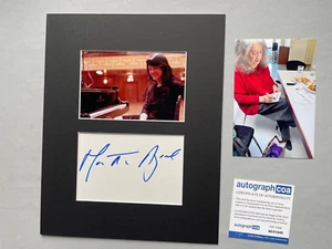 MARTHA ARGERICH in-person signed passe-partout 10 x 12 autograph + photo + ACOA - Picture 1 of 2