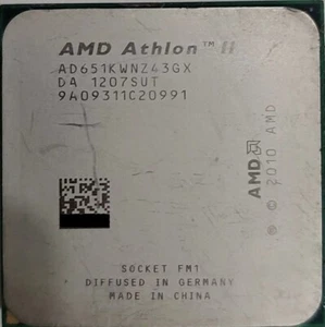 AMD Athlon II X4 651K 3.0GHz Quad-Core 4MB Socket FM1 100W CPU Processor - Picture 1 of 1