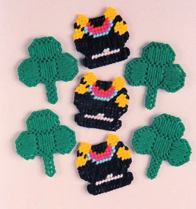 Kit de lona de plástico ~ Juego de 7 imanes de San Patricio #DW1343 ¡OFERTA! - Imagen 1 de 3