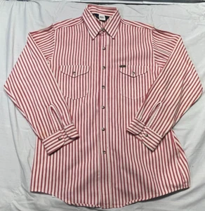Camicia vintage anni 70 Osh Kosh B'Gosh con bottoni uomo grande a righe made in USA Chore - Foto 1 di 11