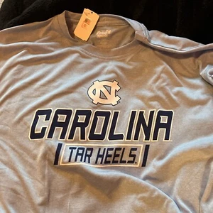 Camicia North Carolina Tar Heels Uomo Taglia Large Leggera Pro Ad Sport - Foto 1 di 5