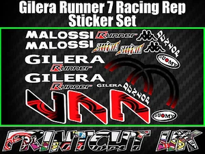 Gilera Runner 7 Stickers POGGIALI FX FXR SP VX VXR ST 50 70 125 172 180 Malossi - Picture 1 of 1