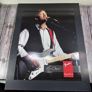 Fender Signature Series Stratocaster Eric Clapton 1992 Poster - Rare 22x17 - Bild 1 von 7