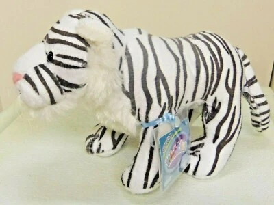 Webkinz White Siberian Tiger Cat 9in mint with sealed unused code new HM614 - Image 1 of 3