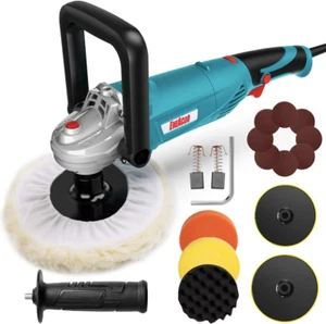 Car Buffer Polisher Rotary Kit Pads Tool Speed Power Waxer Pulidora Lijadora NEW - Picture 1 of 4