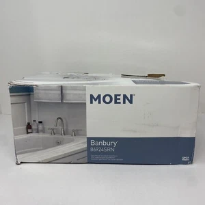 Moen Banbury Brushed Nickel 2-Handle Roman Tub Faucet 86924SRN w/ Valve - Picture 1 of 17