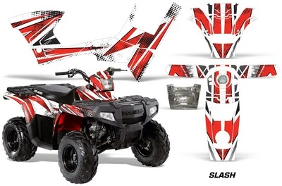 Calcomanías gráficas adhesivas para Polaris Sportsman 90/110 2007-2023 SLASH R Foto 1 de 2