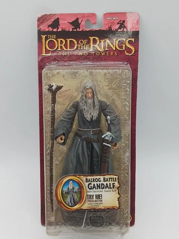 2005 TOYBIZ LORD OF THE RINGS GANDALF BALROG BATTLE THE TWO TOWERS NRFB MIB NIB Cover