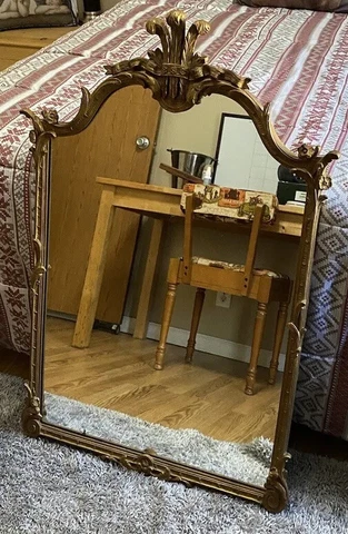 Italian Gold Framed Mirror Cover