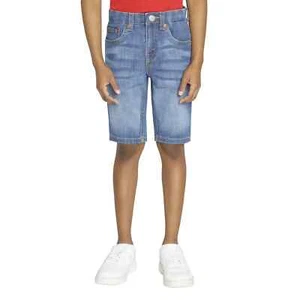Levi's 511 Slim Fit Performance Shorts Boys 6 Blue Cotton PullOn 5-Pockets Solid - Picture 1 of 11