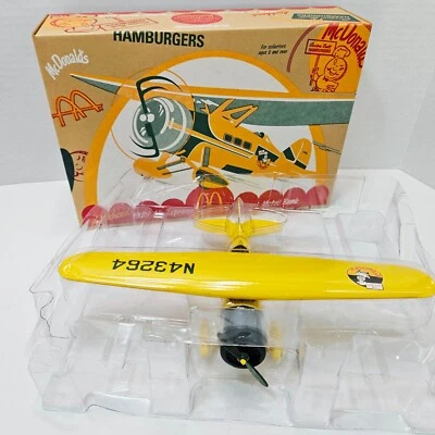 1929 Lockheed Air Express McDonald's Airplane Die Cast Metal Bank Ertl 1996 - Image 1 of 4
