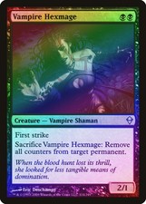 Vampire Hexmage FOIL Zendikar NM Black Uncommon MAGIC GATHERING CARD ABUGames