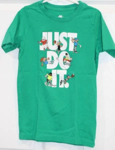 *YOUTH SIZE XS THE NIKE TEE BRAND GREEN GRAPHIC TEE--EXCELLENT   5-2-16 - Picture 1 of 5
