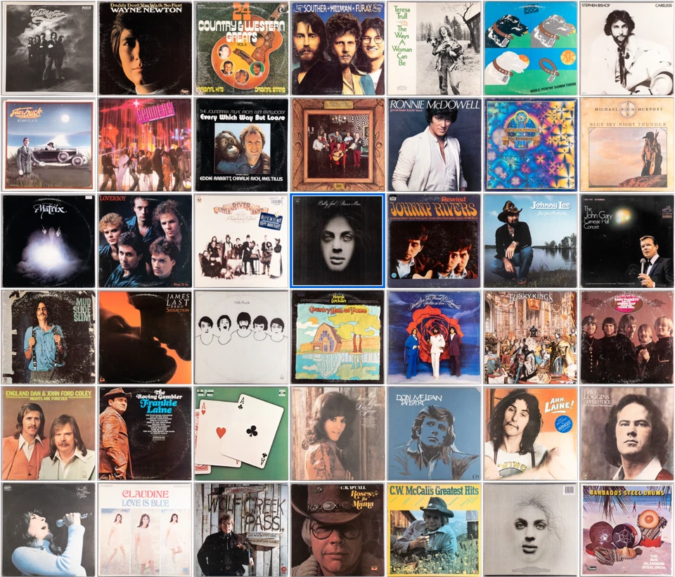 CLASSIC ROCK, COUNTRY, FOLK LPs Record Albums You Choose - Qty. Discounts - Image 1 of 1