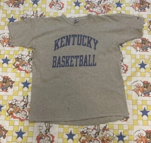 Vintage Champion 90s Kentucky Wildcats T-Shirt Single Stitch USA Basketball XXL - Picture 1 of 5