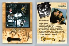 Backstreet Boys Black & Blue #17/18 Scrapbook 2000 Winterland Trading Card