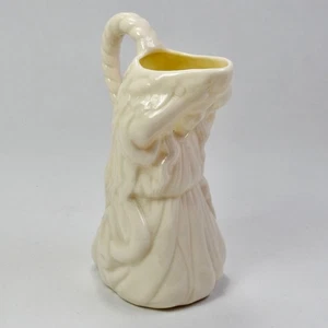 BELLEEK IRISH PORCELAIN YOUNG GIRL SMALL CREAM JUG - Picture 1 of 6