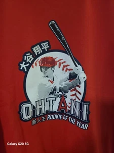 Anaheim Angels Sweatshirt SHOHEI OHTANI Rookie of the Year SGA Mens XL - Picture 1 of 5